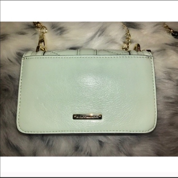 Rebecca Minkoff Mini Love Crossbody in Mint - Picture 7 of 8